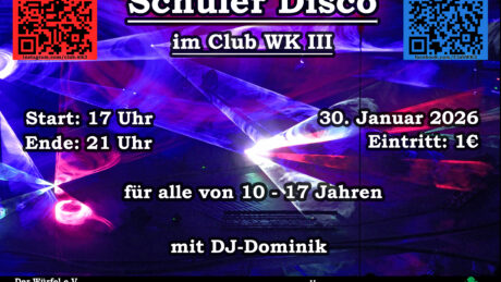 Schülerdisco 30.01.2026