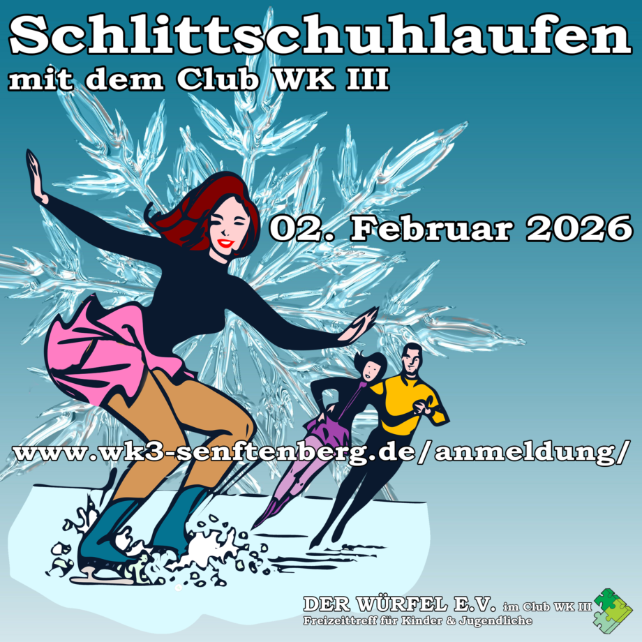 2025 Schlittschuh Eishalle Schlittschuhlaufen Winterferien 2026
