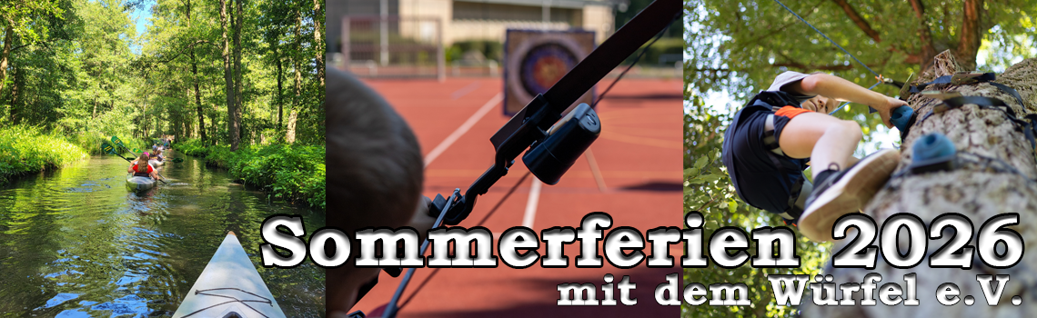 Sommerferien 2026 mit dem Würfel e.V. 