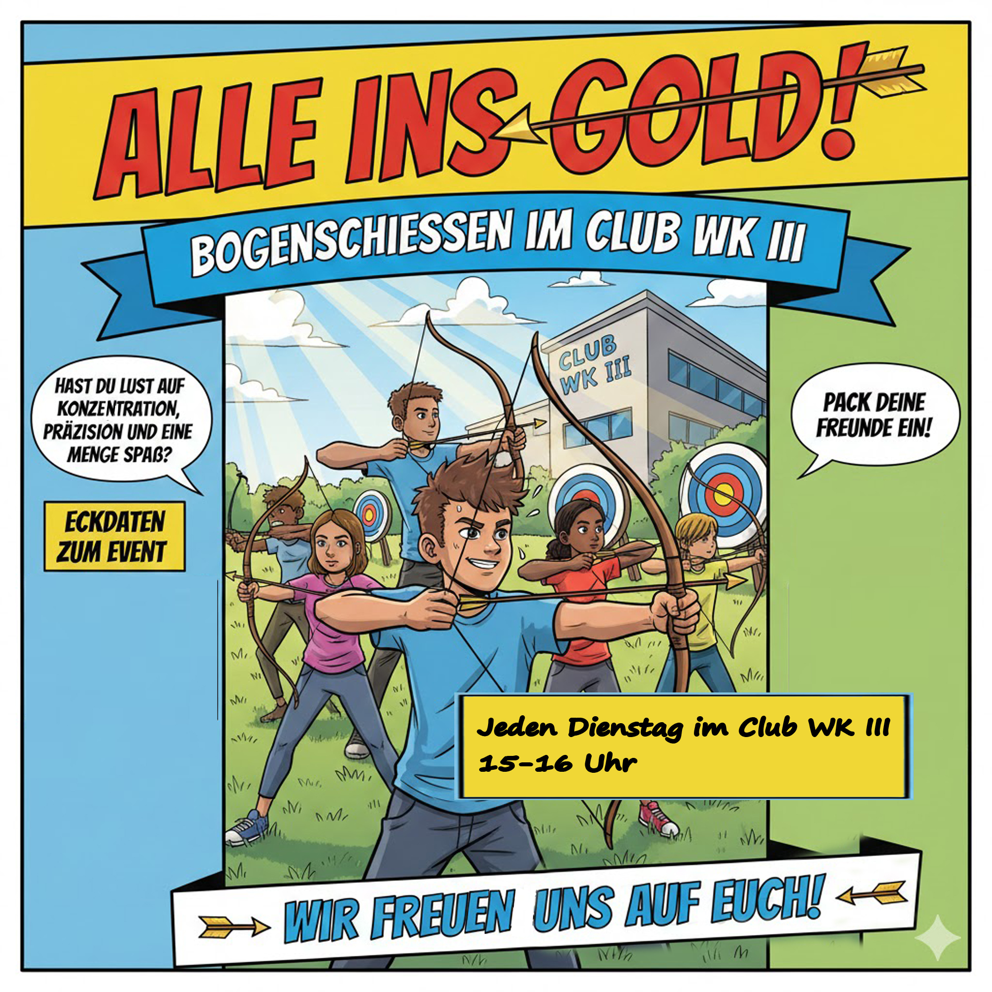 Bogenschießen im Club WK III 